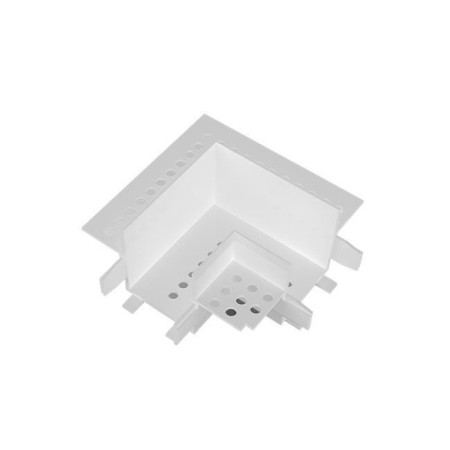 łącznik kąt prosty podtynkowy profil magnetyczny 48V - biały łącznik - magnetic track light