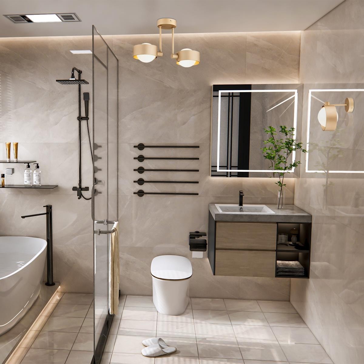 lampa wisząca 1 pł. MASSIMO PLUS kolor opal mat, złoty polskiej manufaktury Argon