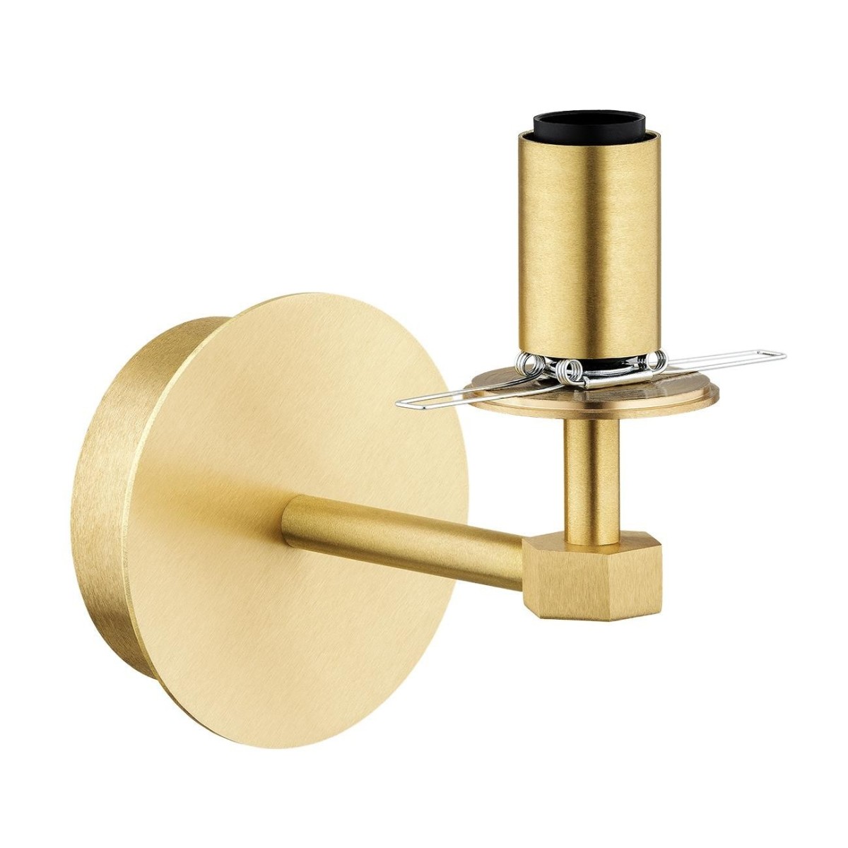 kinkiet 1 pł. PALOMA kolor opal mat (ryflowany), mosiądz szczotkowany polskiej manufaktury Argon