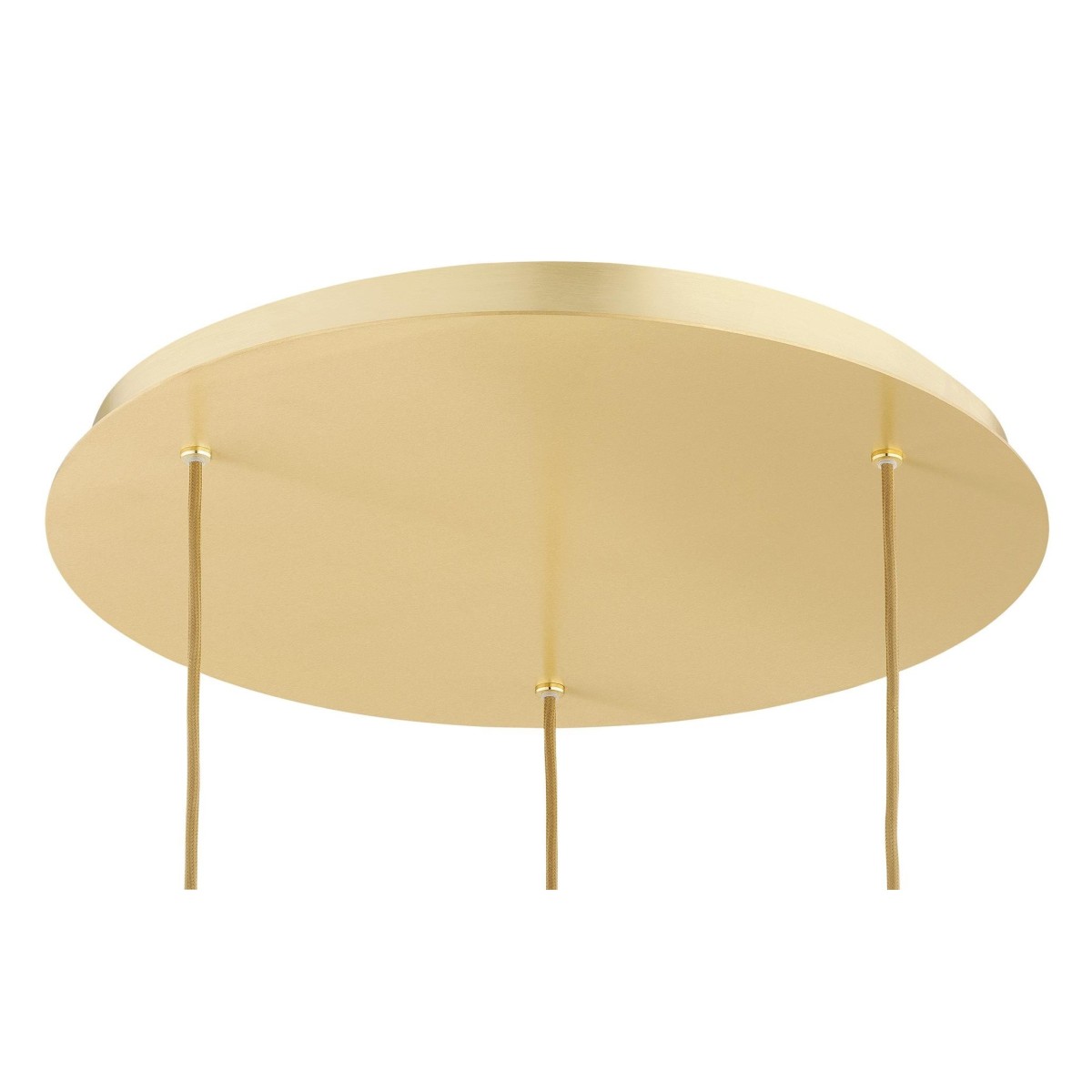 lampa wisząca 3 pł. PALOMA kolor opal mat (ryflowany), mosiądz szczotkowany polskiej manufaktury Argon