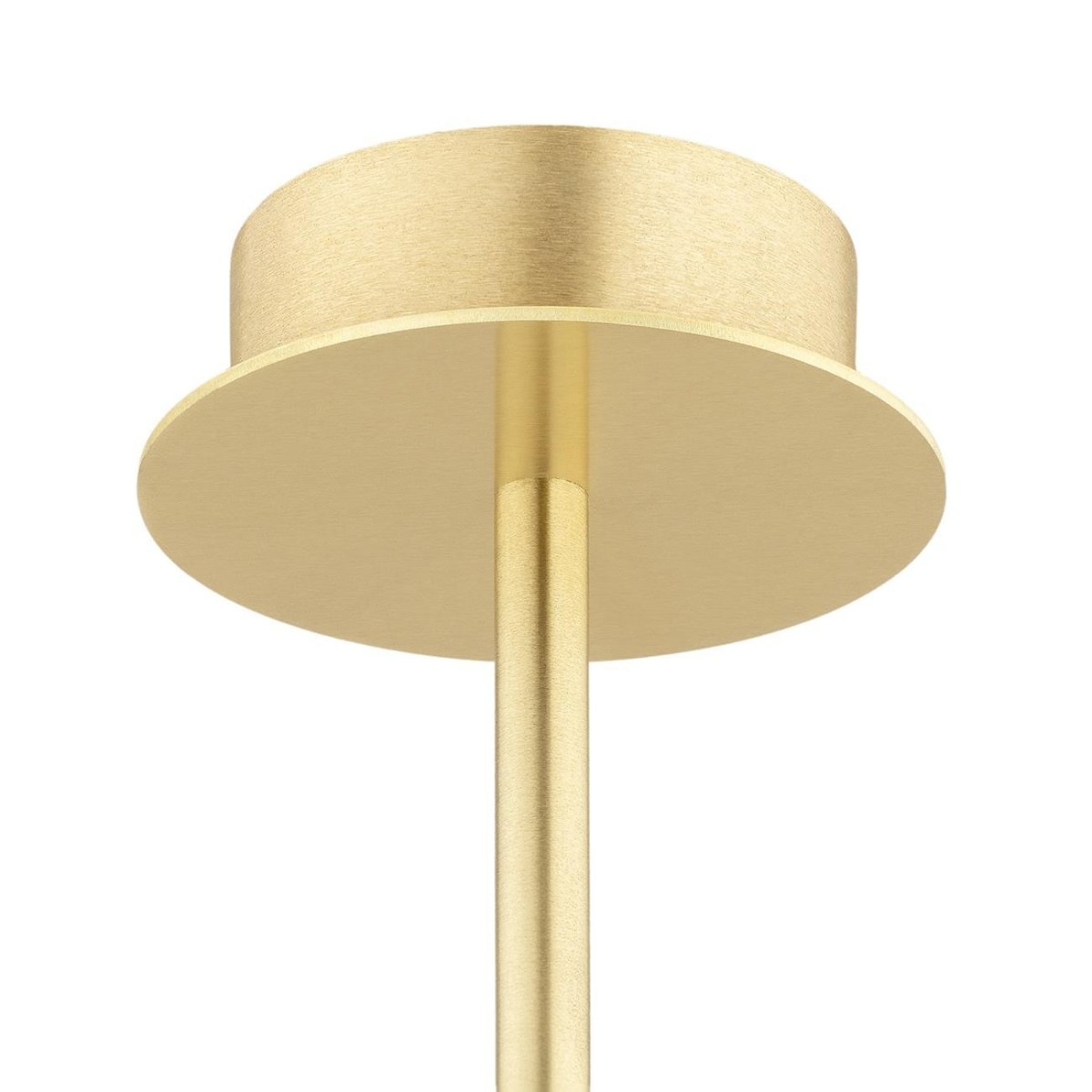 żyrandol 5 pł. PALOMA kolor opal mat (ryflowany), mosiądz szczotkowany polskiej manufaktury Argon