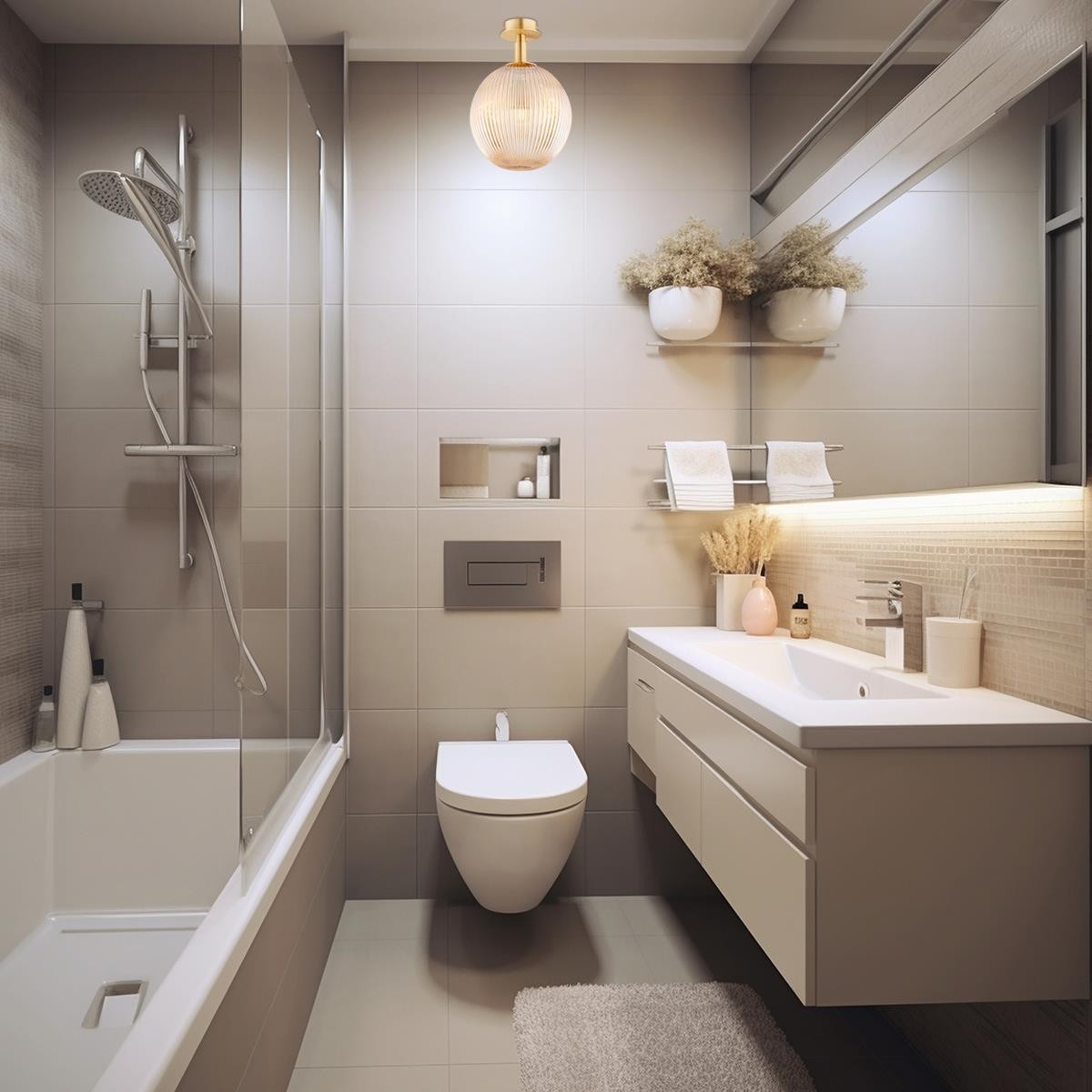 kinkiet / plafon 1 pł., wiekszy PALOMA kolor miodowy lister (ryflowane), mosiądz szczotkowany polskiej manufaktury Argon