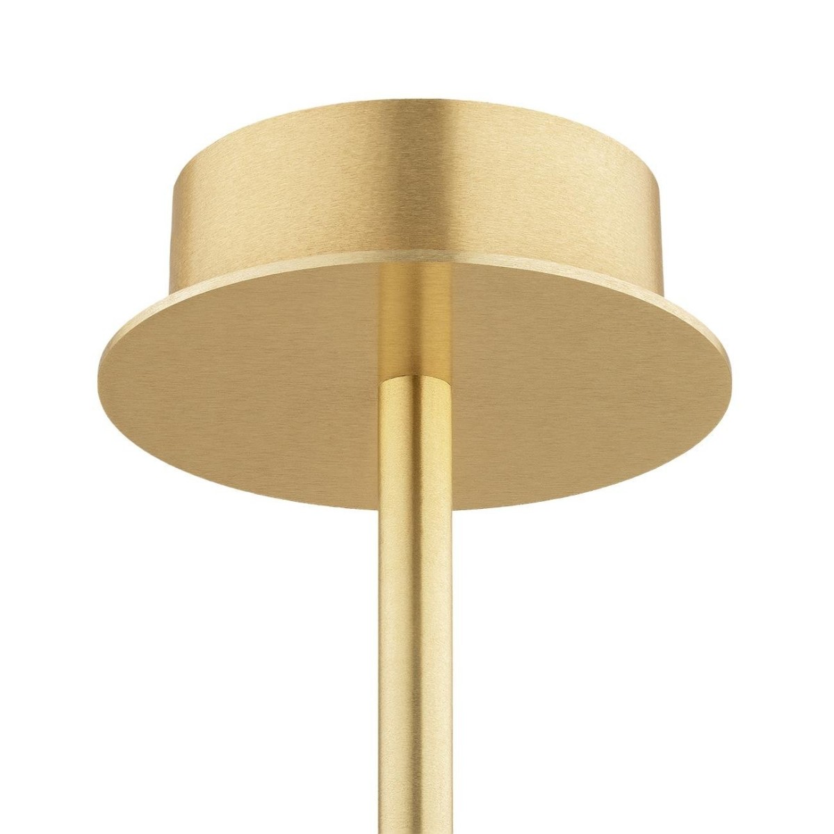 żyrandol 8 pł. PRINCETON kolor beżowy (złoty środek), mosiądz szczotkowany polskiej manufaktury Argon