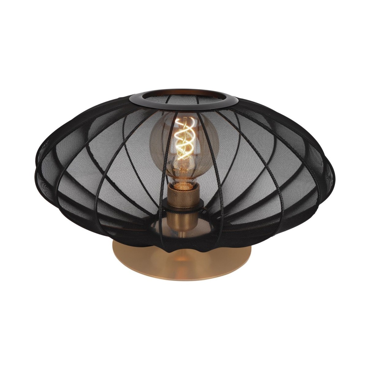 Lucide 03547/40/30 CORINA - Lampa stołowa - 40 cm - 1xE27 - Czarna