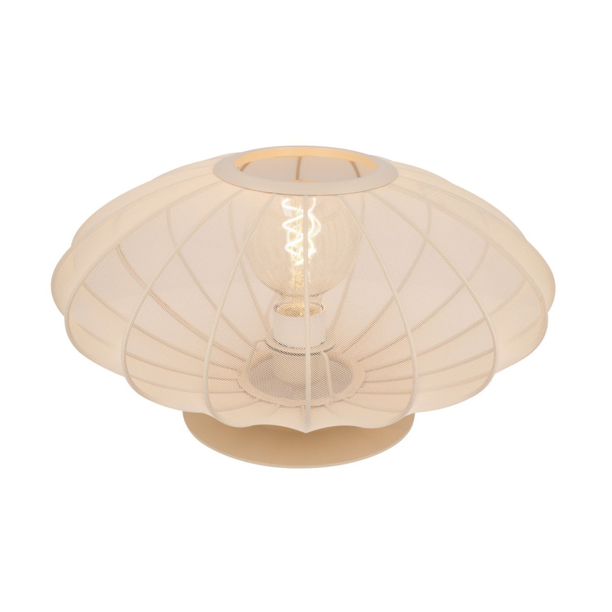 Lucide 03547/40/38 CORINA - Lampa stołowa - 40 cm - 1xE27 - Kremowa