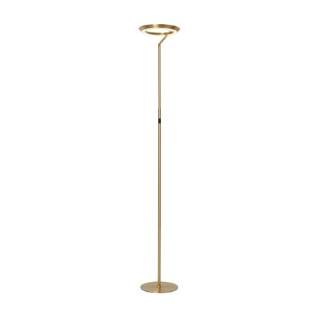 Lucide 03745/24/02 CELESTE - Lampa podłogowa - 28 cm - Ściemniacz LED - 1x21W 2700K - Matowe złoto - Mosiądz