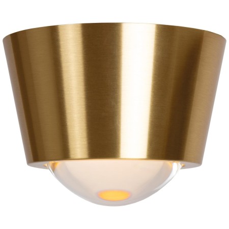 Lucide 04116/06/02 RIGON - Lampa sufitowa wpuszczana - 9 cm - LED - 1x7W 3000K - Matowe złoto - Mosiądz