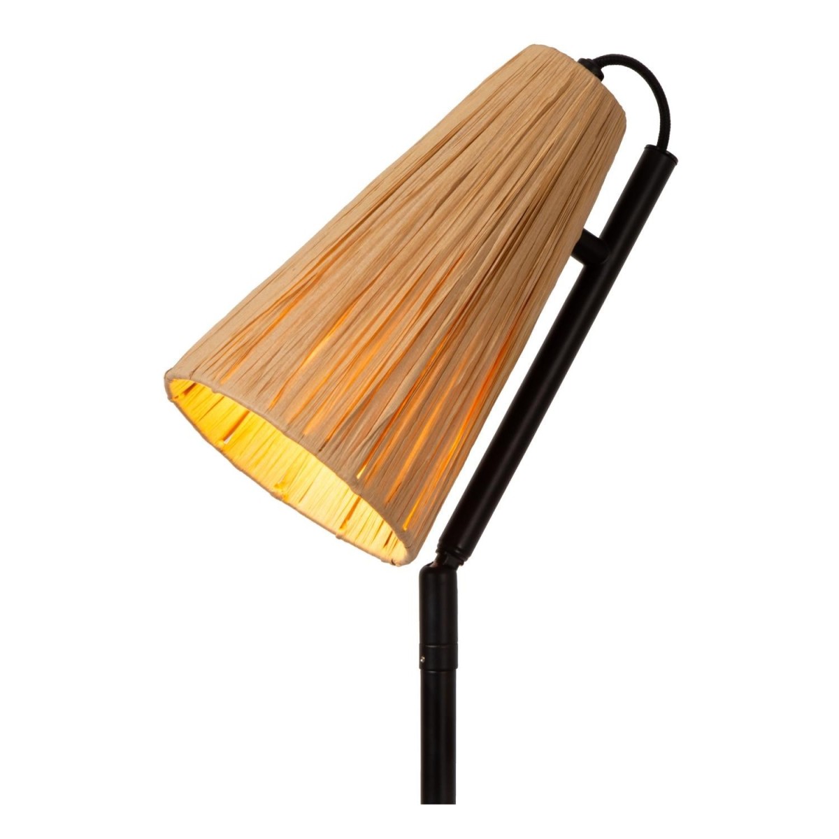 Lucide 05753/81/73 BENSEN - Lampa podłogowa - 1xE14 - Naturalna