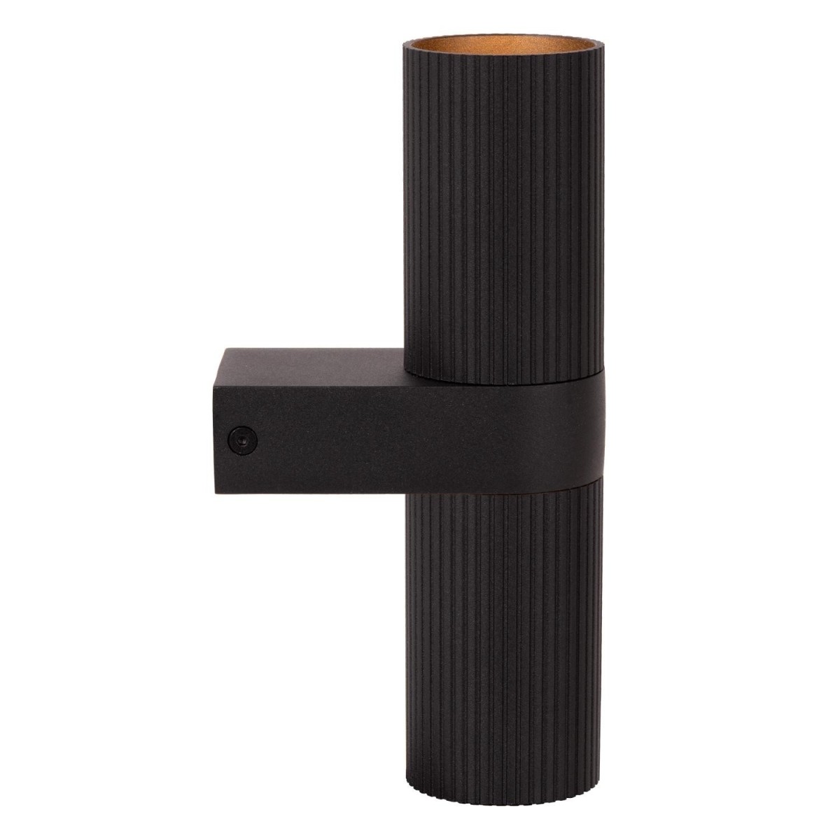 Lucide 09239/02/30 CLUBS - Reflektor ścienny - Kinkiet - 2xGU10 - Czarny