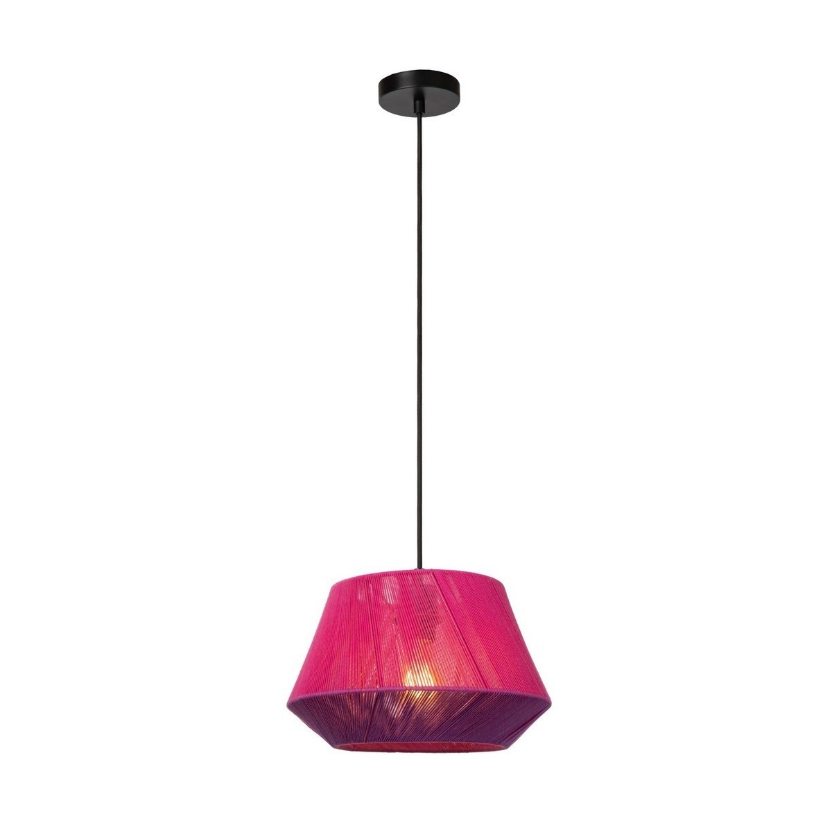 Lucide 10421/30/66 JESSICA - Lampa wisząca - 30 cm - 1xE27 - Różowa