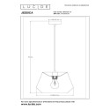 Lucide 10421/30/73 JESSICA - Lampa wisząca - 30 cm - 1xE27 - Terakota