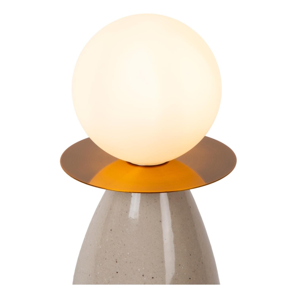 Lucide 13544/54/36 FIGARO - Lampa stołowa - 12 cm - 1xG9 - Szara