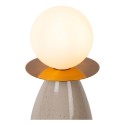 Lucide 13544/54/36 FIGARO - Lampa stołowa - 12 cm - 1xG9 - Szara