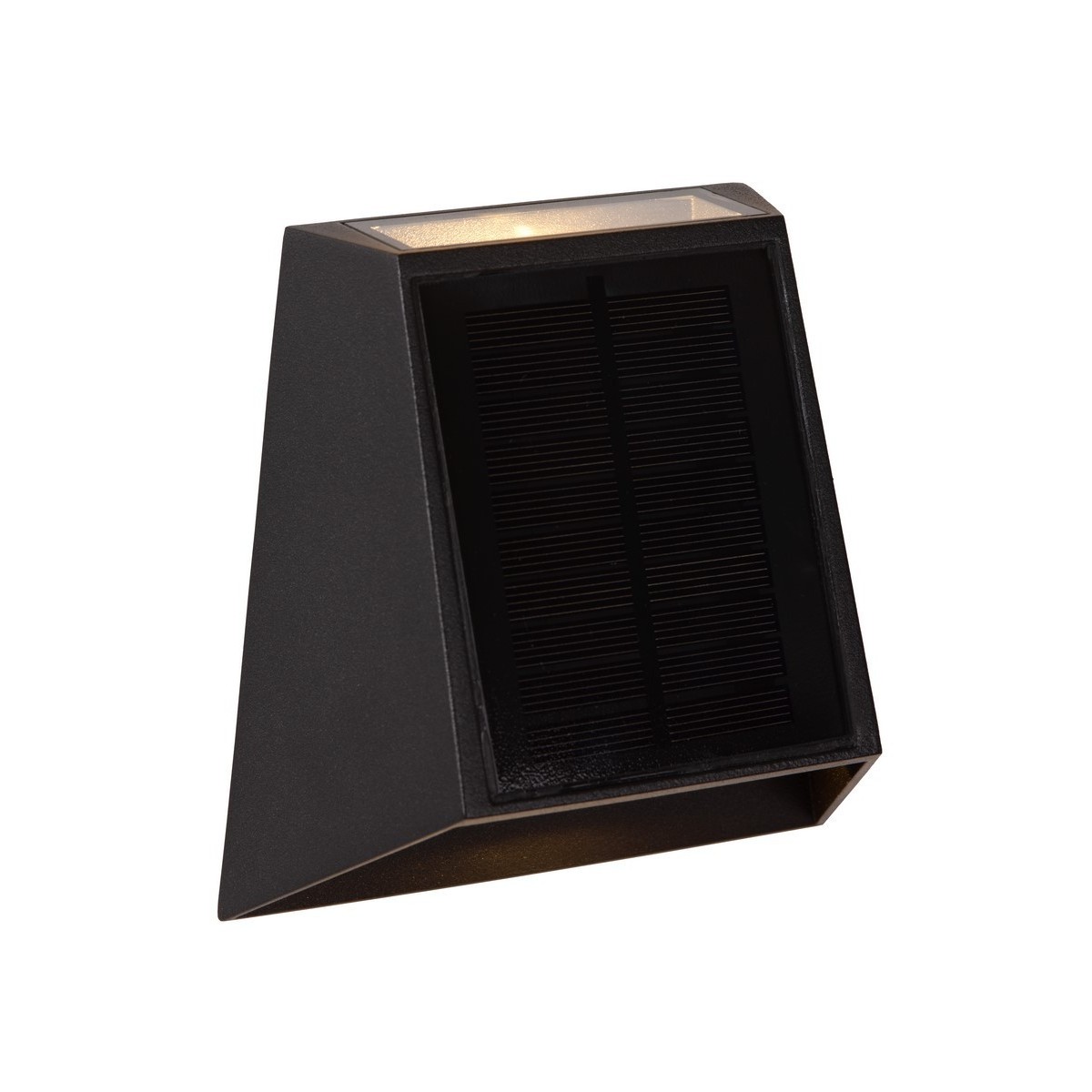 Lucide 15815/01/30 LUTON - Kinkiet do wewnątrz i na zewnątrz - Solarny - Ściemniacz LED - 1x1W 2850K-3150K - IP54 - Czujnik r…