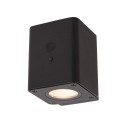 Lucide 15818/01/30 RAMIN - Kinkiet do wewnątrz i na zewnątrz - Solarny - Ściemniacz LED - 1x1W 2850K-3150K - IP54 - Czujnik r…