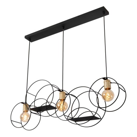 Lucide 21425/03/30 CIRCLE - Lampa wisząca - 3xE27 - Czarna
