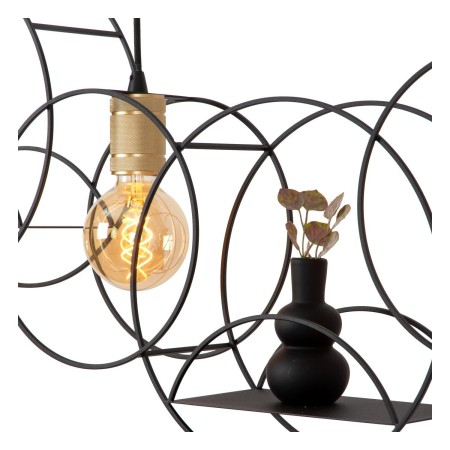 Lucide 21425/03/30 CIRCLE - Lampa wisząca - 3xE27 - Czarna