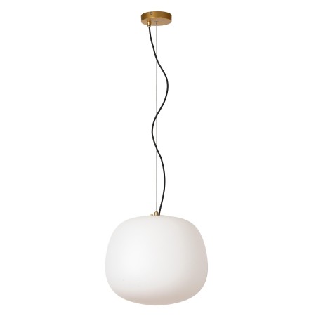 Lucide 21431/38/61 ELYSEE - Lampa wisząca - 38 cm - 1xE27 - Opal