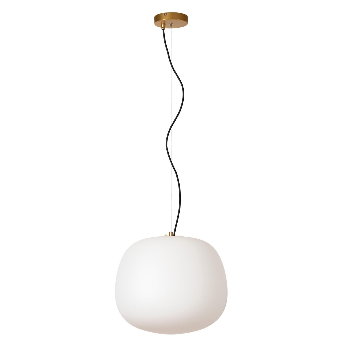 Lucide 21431/38/61 ELYSEE - Lampa wisząca - 38 cm - 1xE27 - Opal