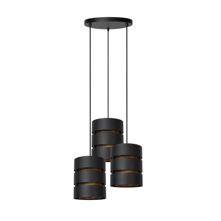 Lucide 21433/13/30 ROSAS - Lampa wisząca - 43 cm - 3xE27 - Czarna