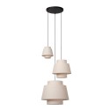 Lucide 21435/13/38 TRIBUTE - Lampa wisząca - 76 cm - 3xE27 - Kremowy