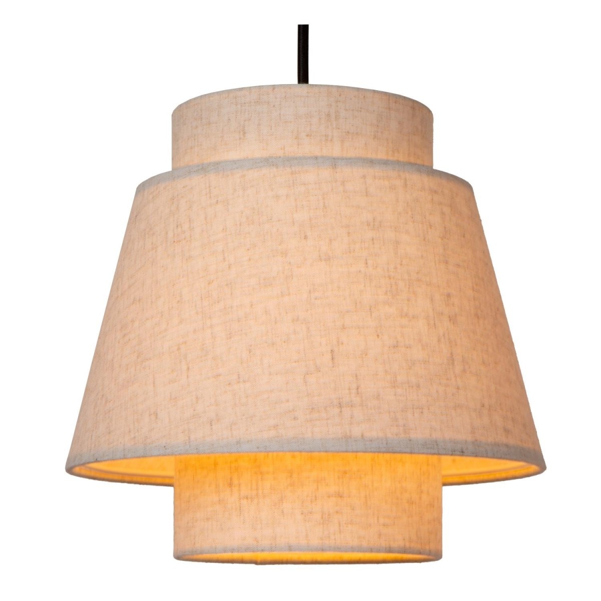 Lucide 21435/13/38 TRIBUTE - Lampa wisząca - 76 cm - 3xE27 - Kremowy