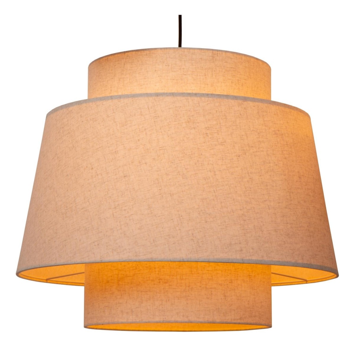 Lucide 21435/13/38 TRIBUTE - Lampa wisząca - 76 cm - 3xE27 - Kremowy