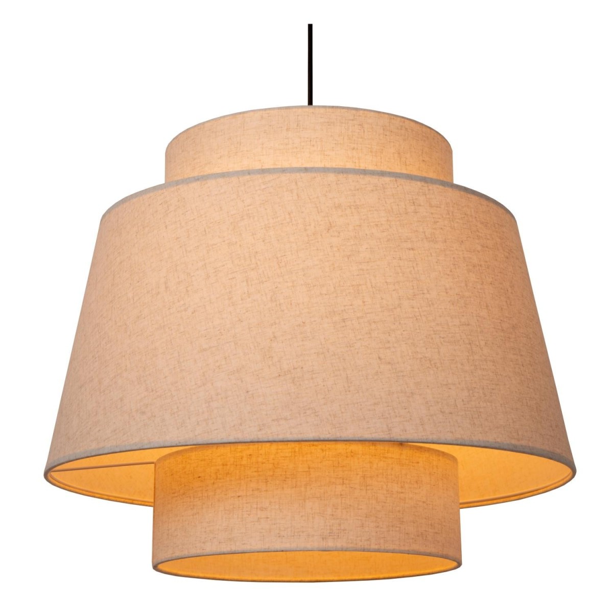 Lucide 21435/60/38 TRIBUTE - Lampa wisząca - 60 cm - 1xE27 - Kremowy