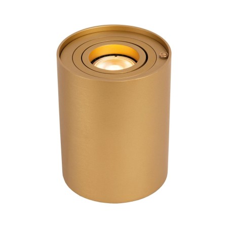 Lucide 22552/05/02 TUBE - Lampa stołowa - 9.6 cm - LED 3 StepDim - GU10 - 1x5 W 2700 K - Matowe złoto - Mosiądz