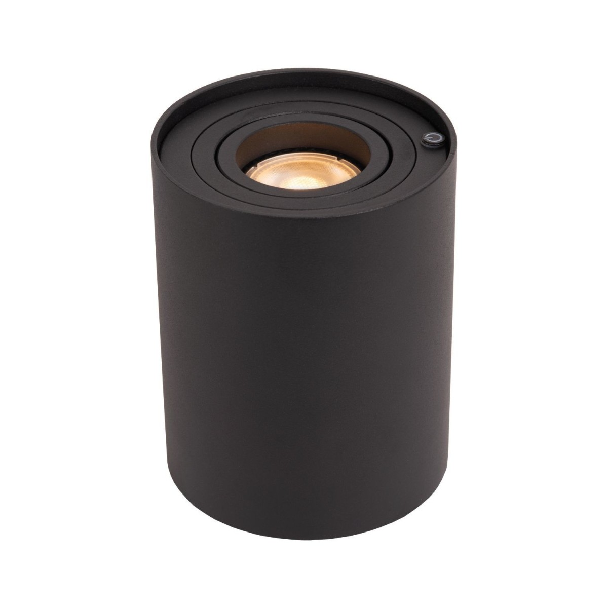 Lucide 22552/05/30 TUBE - Lampa stołowa - 9.6 cm - LED 3 StepDim - GU10 - 1x5W 2700K - Czarny