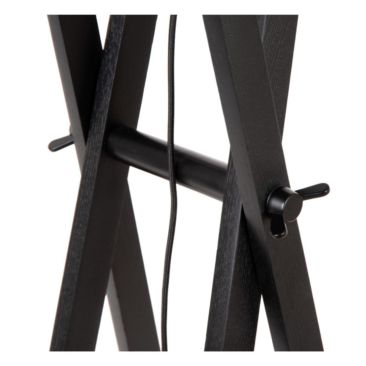 Lucide 30763/81/30 TRAFALGAR - Lampa podłogowa - 1xE27 - Czarna