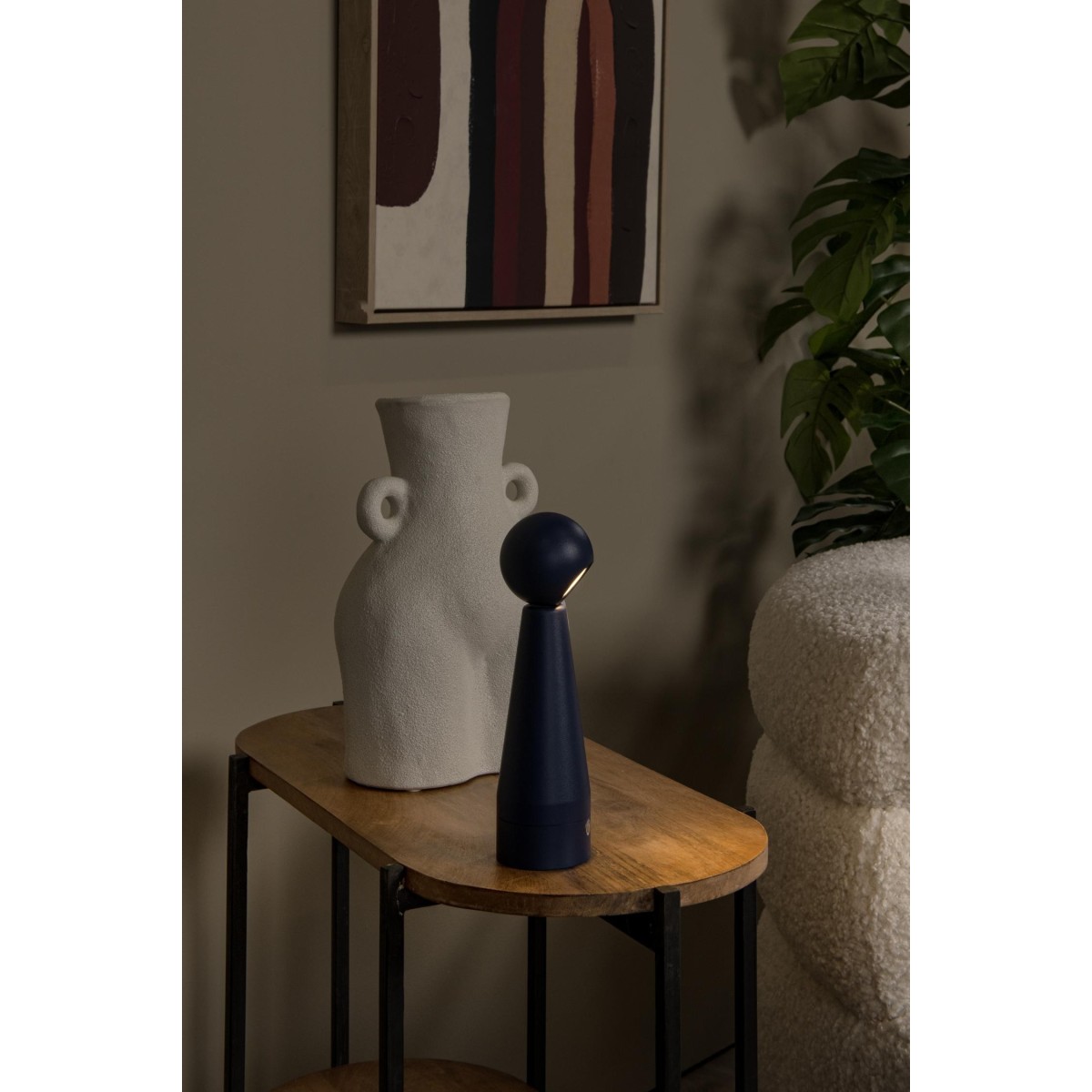 Lucide 33500/03/35 IPSOS - Lampa stołowa akumulatorowa - Akumulator - LED Dim. - 1x3W 2700K - Niebieski