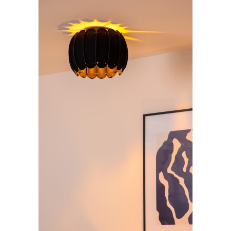 Lucide 34145/30/30 SPENCER - Lampa sufitowa wpuszczana - 30 cm - 1xE27 - Czarny