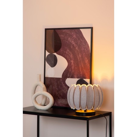 Lucide 34545/81/36 SPENCER - Lampa stołowa - 30 cm - 1xE27 - Szara