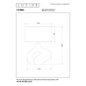 Lucide 34551/81/31 FORMA - Lampa stołowa - 1xE27 - Biała