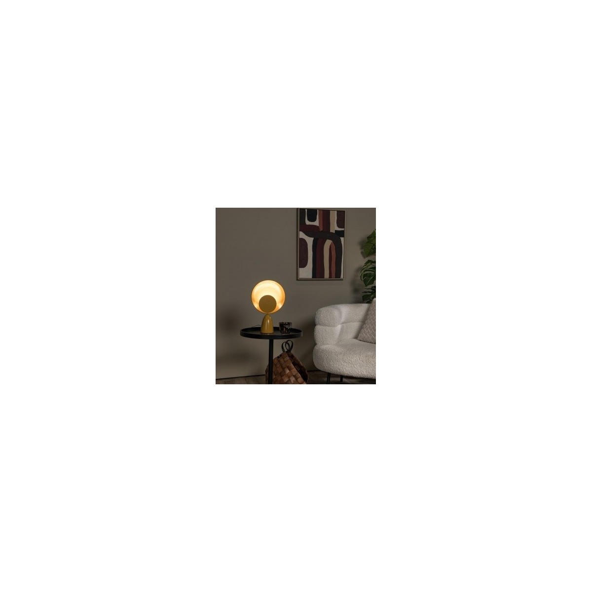 Lucide 34552/03/41 CASTAMAR - Lampa stołowa - 25.5 cm - LED - 1x8W 2100K - Taupe