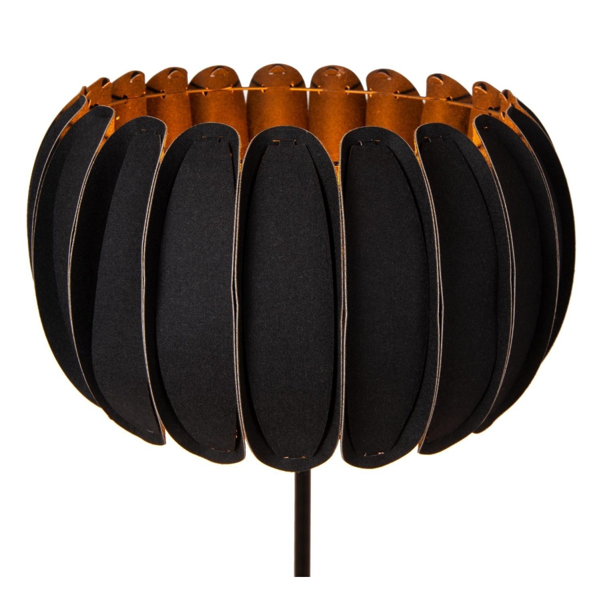 Lucide 34745/81/30 SPENCER - Lampa podłogowa - 40 cm - 1xE27 - Czarna