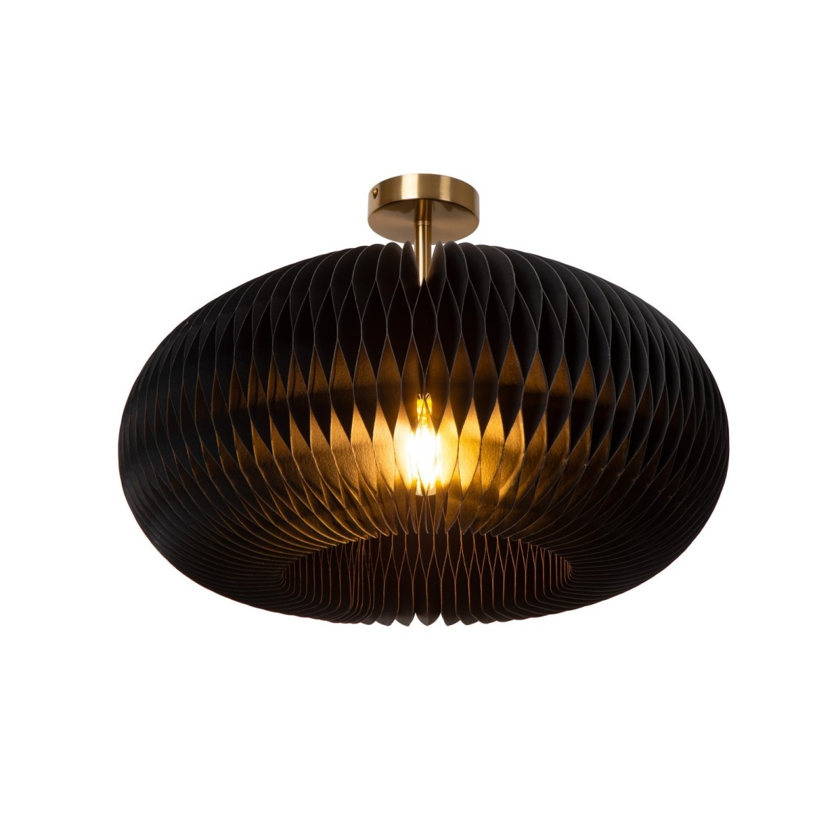 Lucide 42101/52/30 ARMONI - Lampa sufitowa wpuszczana - 52 cm - 1xE27 - Czarny