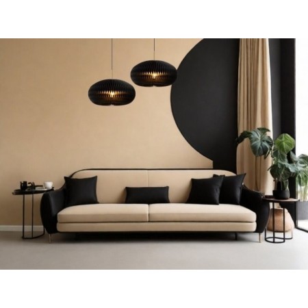 Lucide 42401/52/30 ARMONI - Lampa wisząca - 52 cm - 1xE27 - Czarny