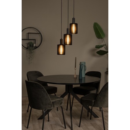 Lucide 45410/13/30 LAMBRES - Lampa wisząca - 3xE27 - Czarna