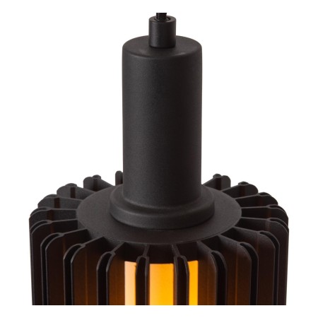 Lucide 45410/15/30 LAMBRES - Lampa wisząca - 15 cm - 1xE27 - Czarny