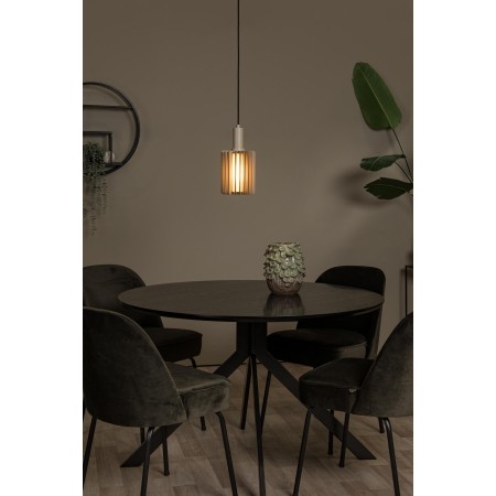 Lucide 45410/15/41 LAMBRES - Lampa wisząca - 15 cm - 1xE27 - Taupe