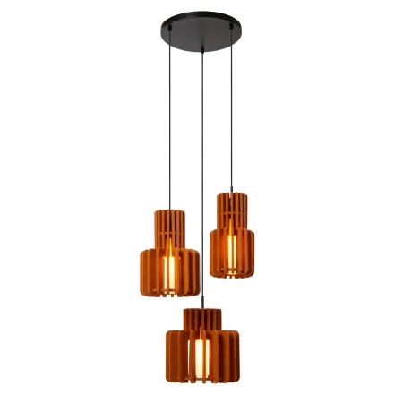Lucide 45491/13/55 ROLLO - Lampa wisząca - 3xE27 - Terakota