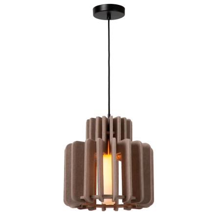 Lucide 45491/31/41 ROLLO - Lampa wisząca - 1xE27 - Taupe