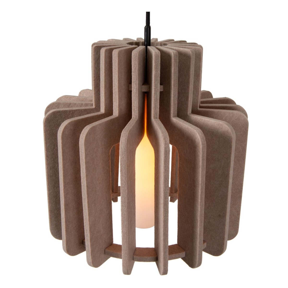 Lucide 45491/40/41 ROLLO - Lampa wisząca - 1xE27 - Taupe
