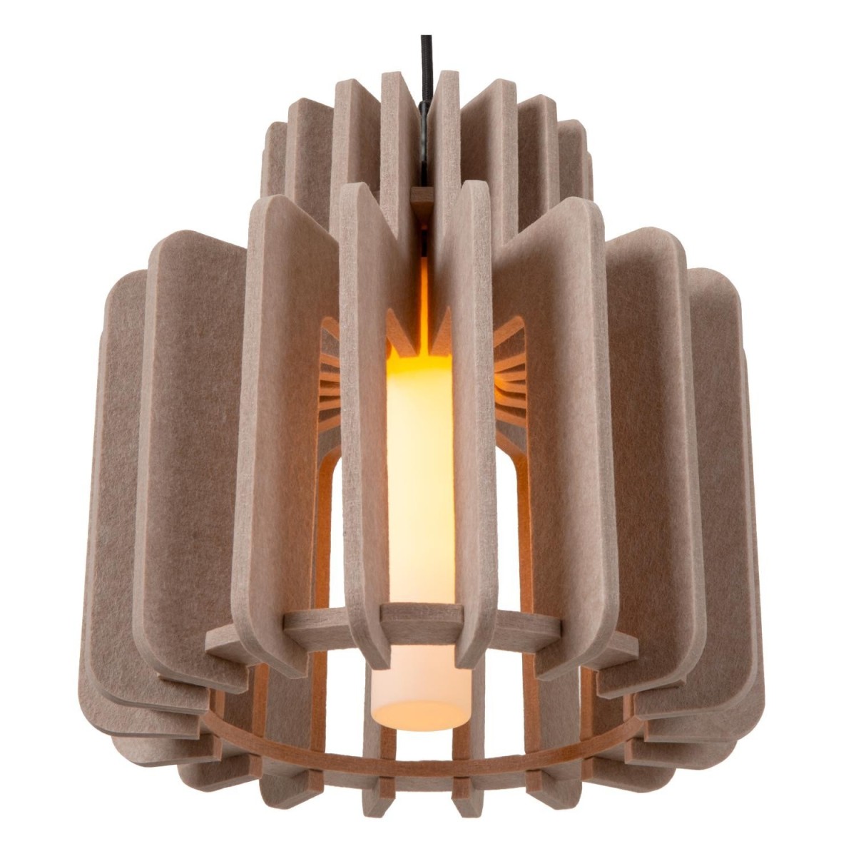 Lucide 45491/40/41 ROLLO - Lampa wisząca - 1xE27 - Taupe