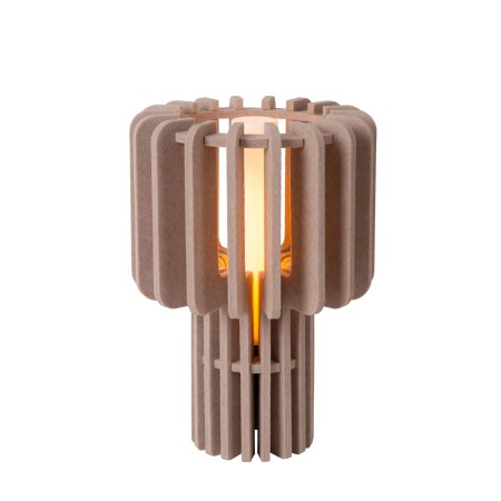 Lucide 45591/01/41 ROLLO - Lampa stołowa - 1xE27 - Taupe