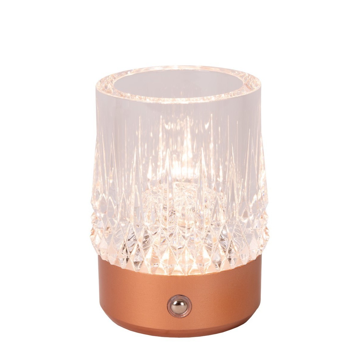 Lucide 46520/03/17 LILY - Lampa stołowa akumulatorowa - Akumulator - 8 cm - LED 3-stopniowa regulacja przyciemniania - 1x3W 2…