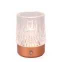 Lucide 46520/03/17 LILY - Lampa stołowa akumulatorowa - Akumulator - 8 cm - LED 3-stopniowa regulacja przyciemniania - 1x3W 2…