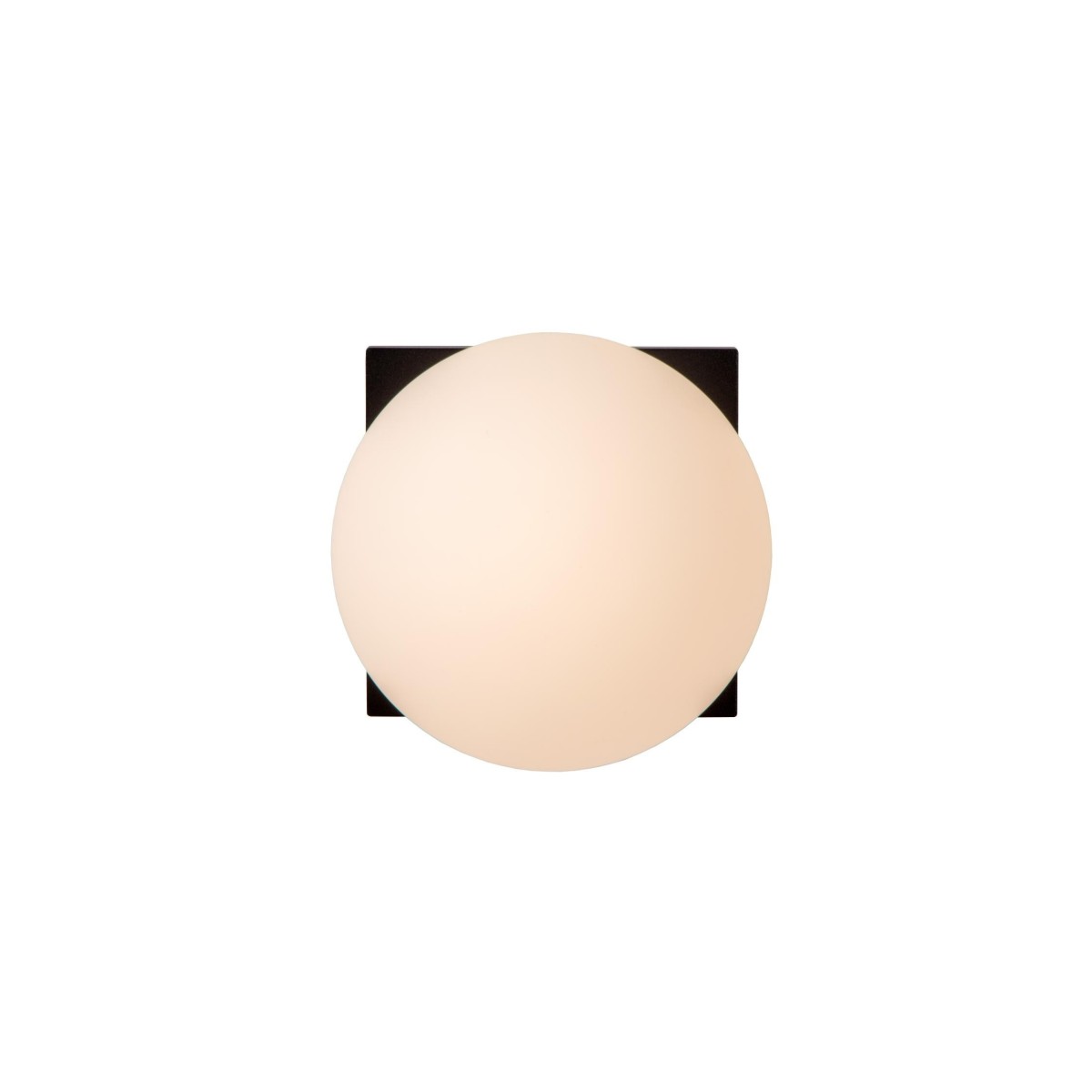 Lucide 57250/10/30 TASSA - Kinkiet łazienkowy - LED Ściemnialny do ciepłego - 1x10W 1800K-3000K - IP44 - Czarny